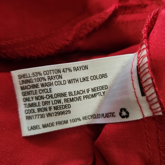 NWT Knox Rose Tiered Midi Dress Red with White Embroidery Ruffled Straps - Picture 9 of 10